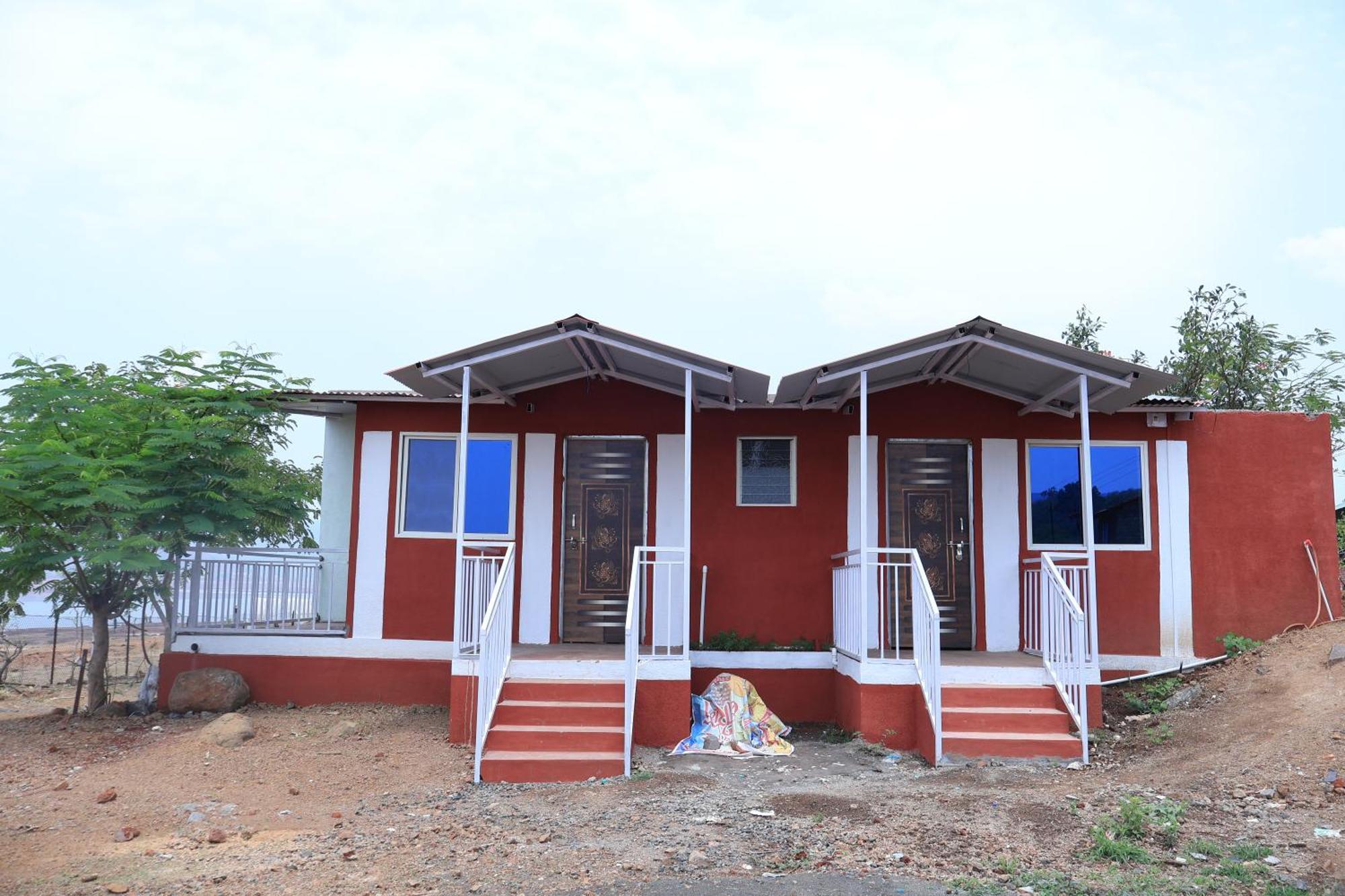 Hotel Mauli Agro Farm Dam View Resort Satara Bagian luar foto